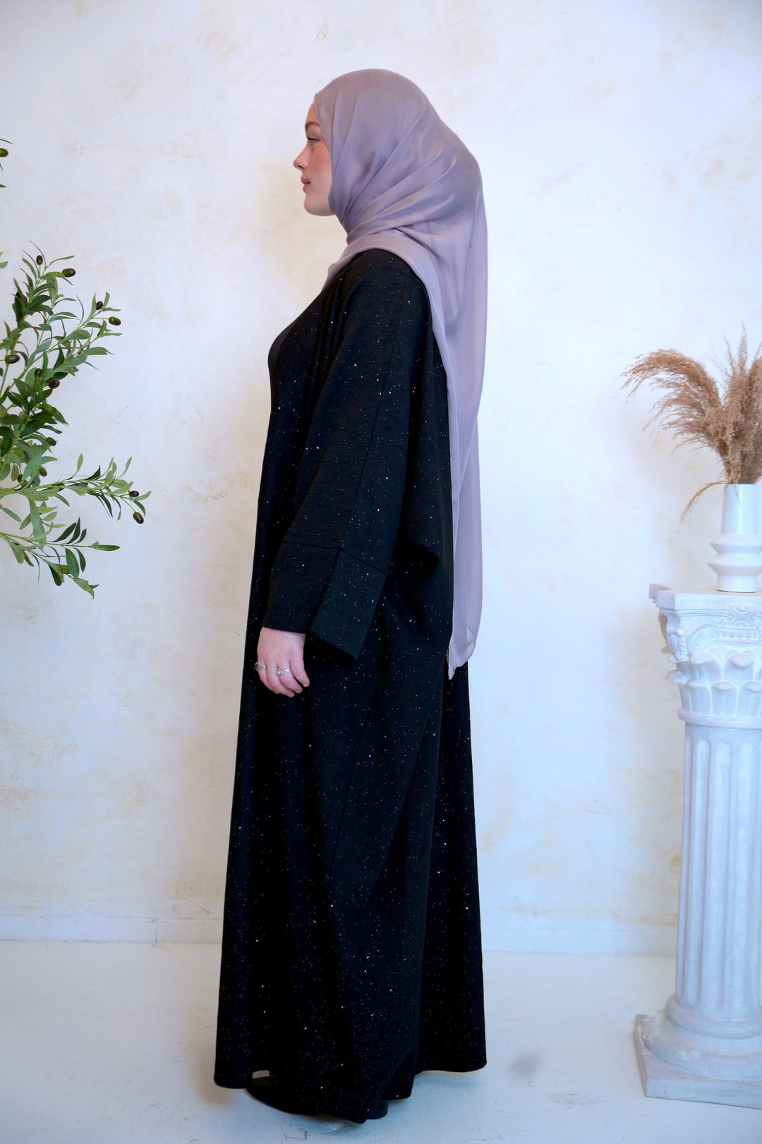 Sparkle Open Front Abaya