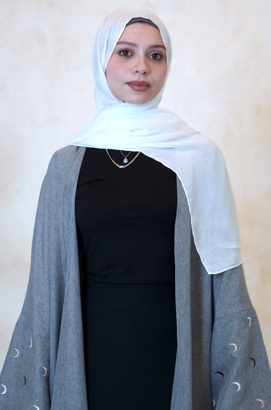 Urban Modesty - White Modal Hijab #12