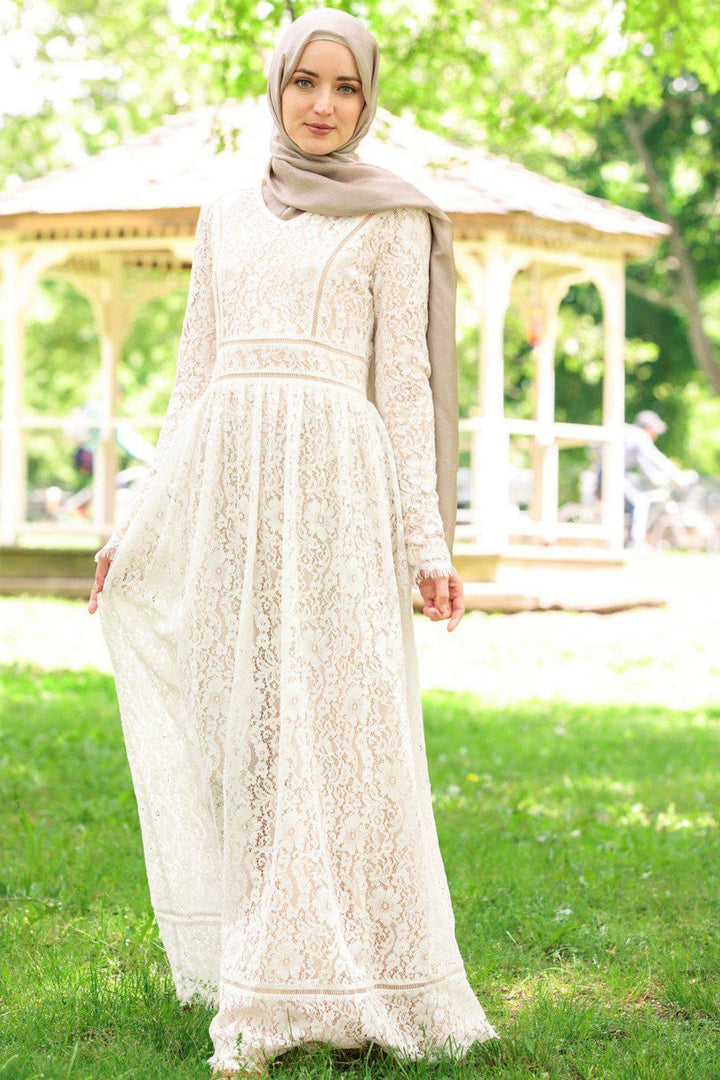 Urban Modesty - Zahra Lace Long Sleeve Gown