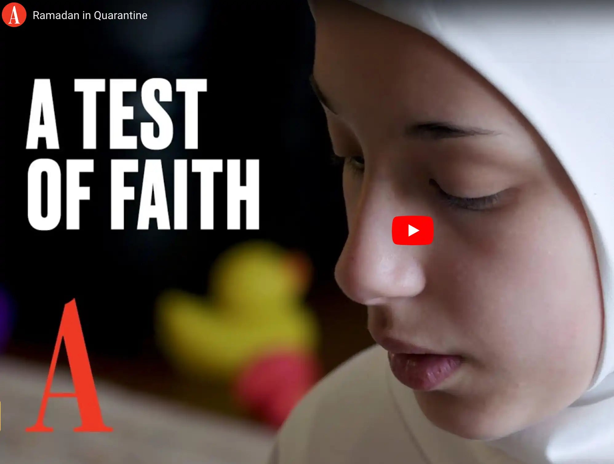 Video thumbnail with a child wearing a hijab.