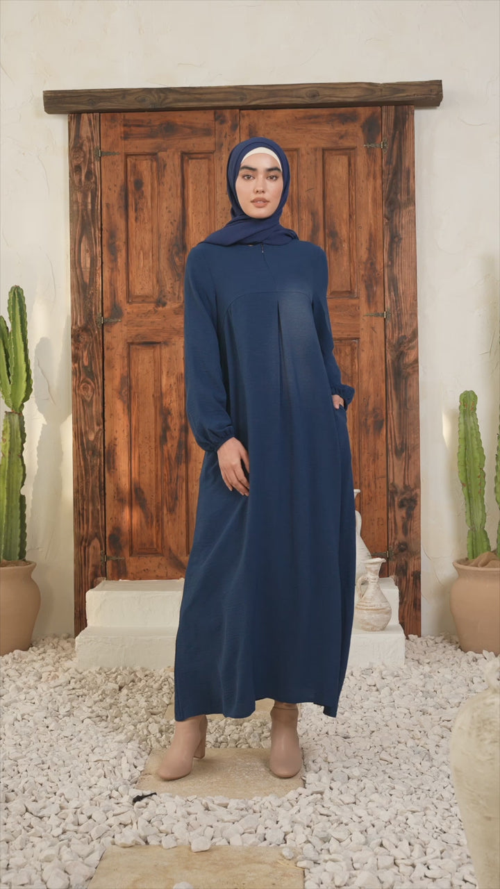 Sheath Abaya Maxi Dress